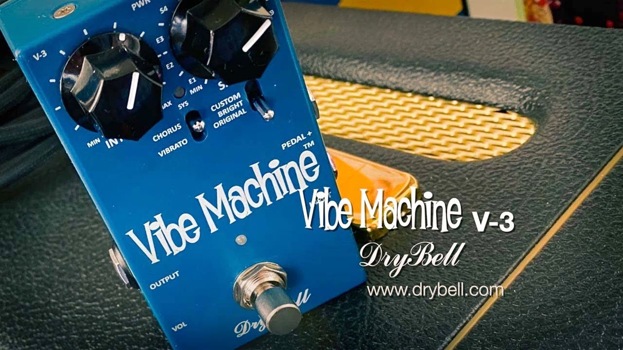 DryBell Vibe Machine V-3: Classic Uni-Vibe Tones