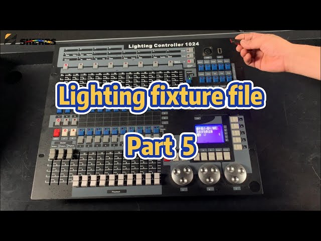 Using the 1024 Lighting Console Part 5 - YouTube