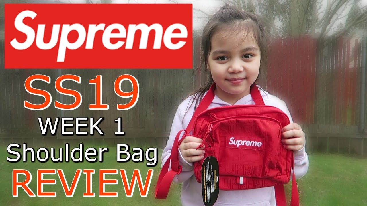 Supreme Shoulder Bag Worth $88 Retail? | REVIEW (SS19 Week 1
