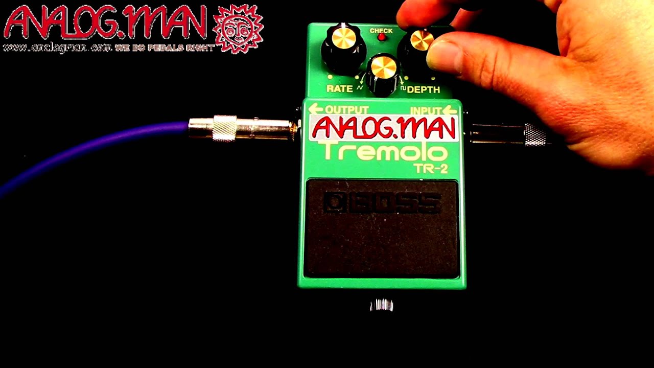 Analogman Boss TR-2 Tremolo - YouTube