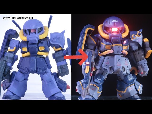 ガンダムコンバージ 改造 リペイント】ハイザック連邦仕様をアドバンス
