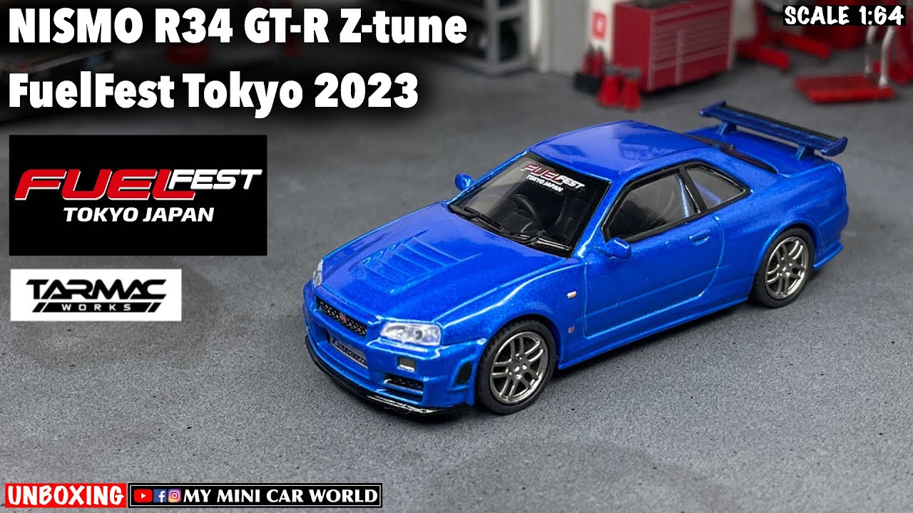 MY MINI CAR WORLD』UNBOXING TARMAC WORKS 1/64 NISMO R34 GT-R Z