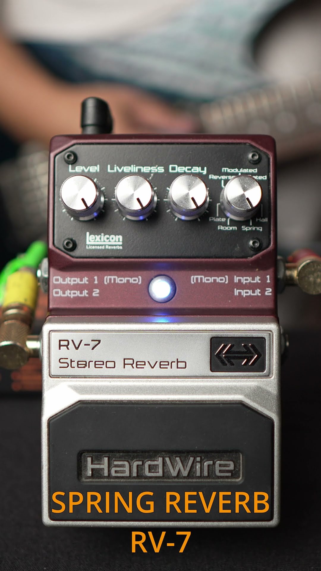 Digitech Hardwire Stereo Reverb RV-7 - ‪@DigiTechFX‬ #guitarpedals