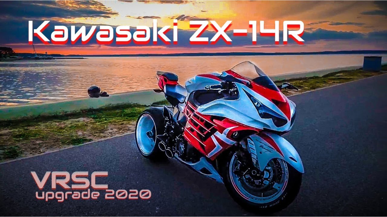 KAWASAKI ZX-14 VRSC UPGRADE | KAWASAKI ZZR 1400 custom - YouTube