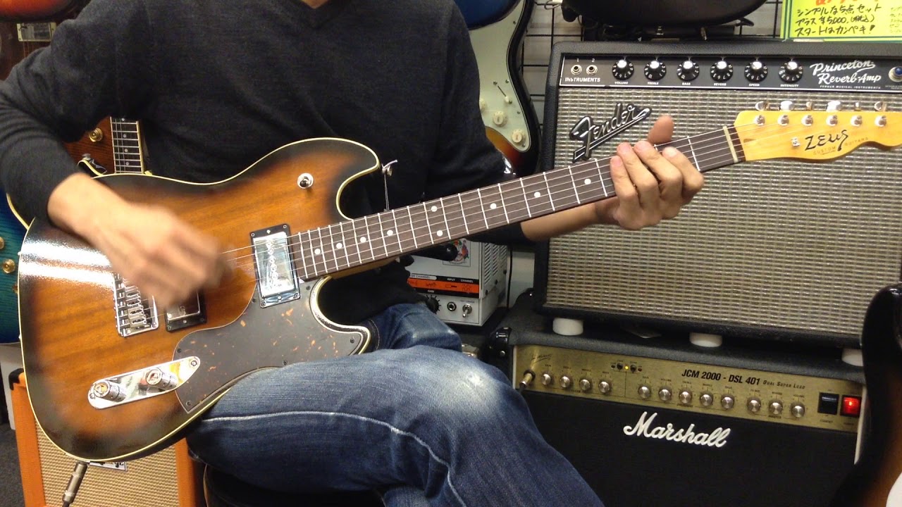 Zeus Custom Guitars ZAT-STD P-90 【商品紹介@Guitar Planet】 - YouTube