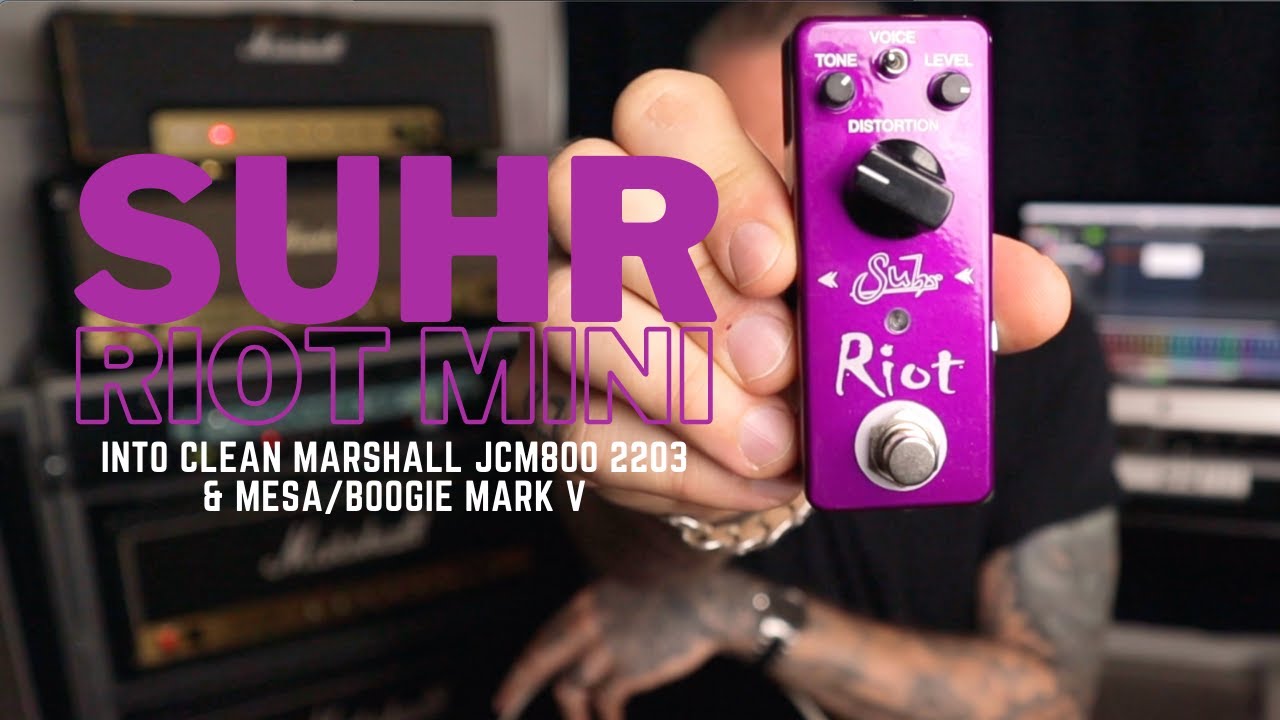 SUHR RIOT MINI | Turn your clean amp into overdriven mojo machine