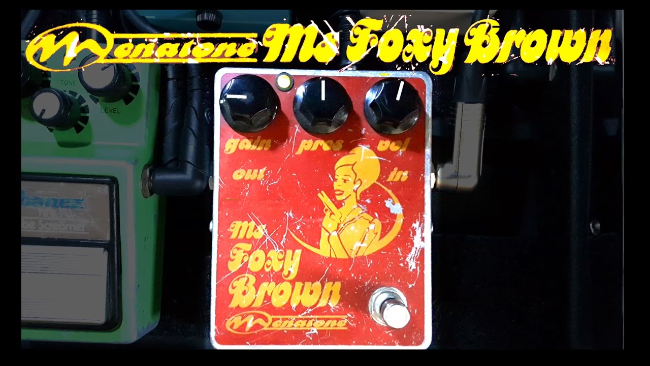 Demo Menatone Ms Foxy Brown (first version with 3 knob) - YouTube