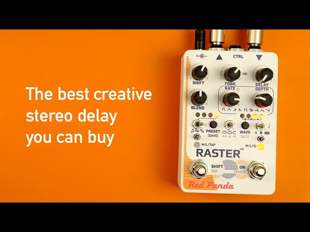 Red Panda Raster 2: The best creative stereo delay you can buy