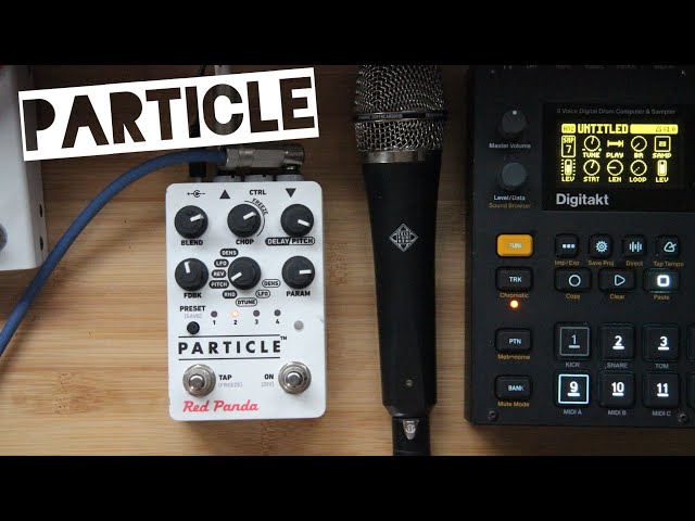 Red panda particle v2 with Vocal,Guitar,digitakt live looping JAM