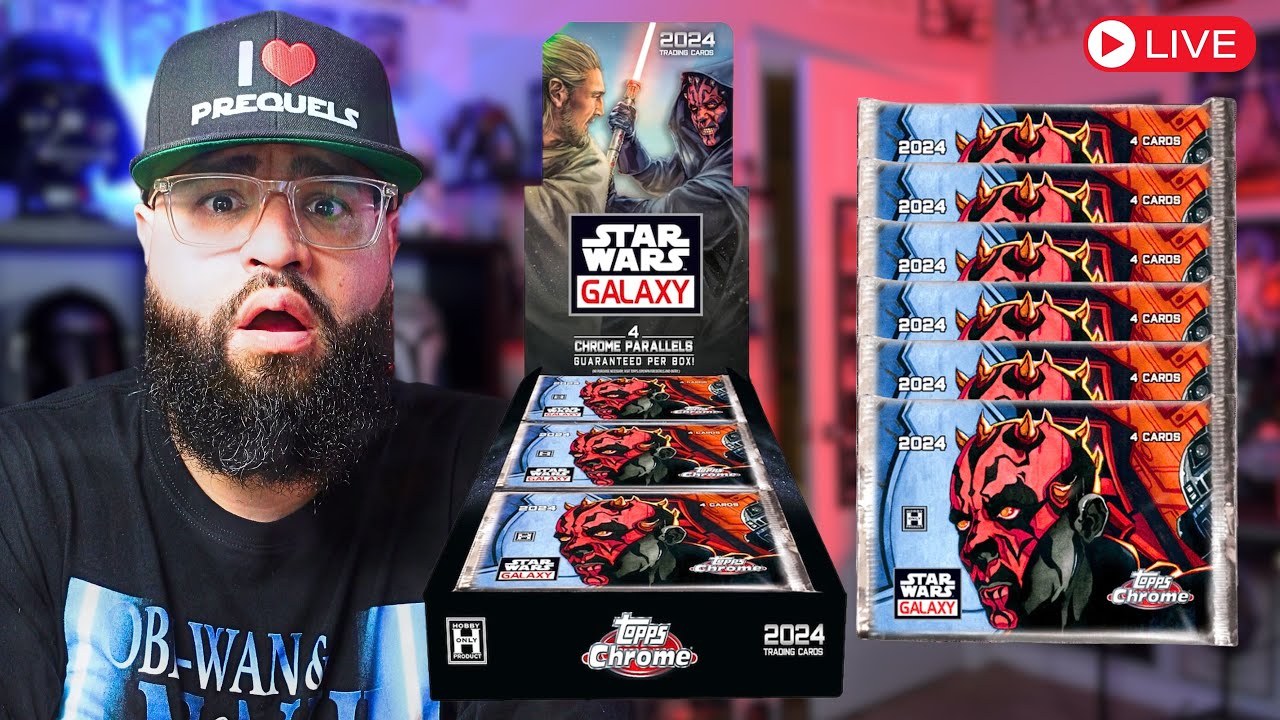 Let's rip Topps Star Wars Chrome Galaxy 2024 - YouTube