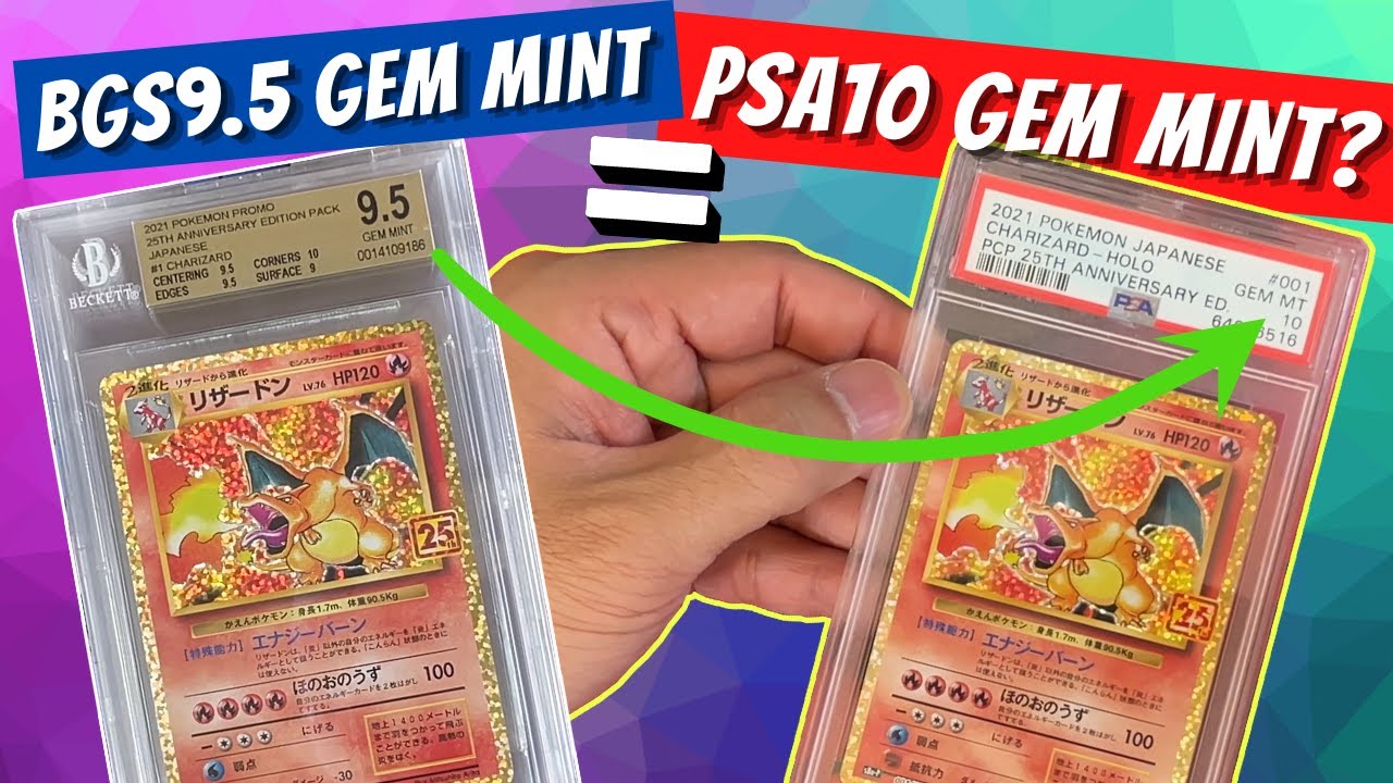 Crossover 10x BGS 9.5 Gem Mint Pokemon cards to PSA! How many got
