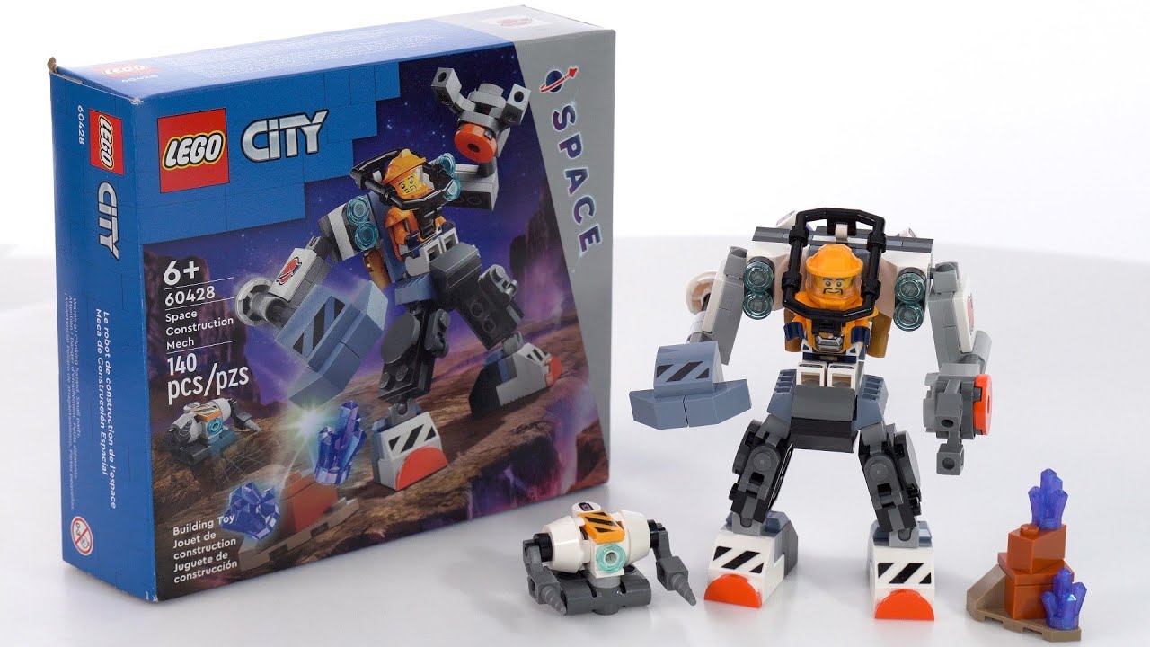 LEGO City SPACE 60428 Space Construction Mech REVIEW! (2024 set