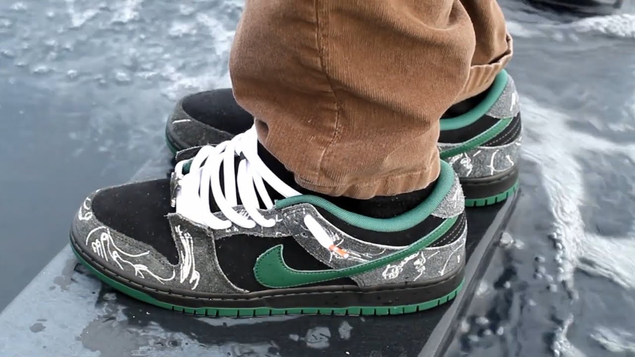 Nike SB Dunk Low QS There Skateboards Review and on Feet - YouTube