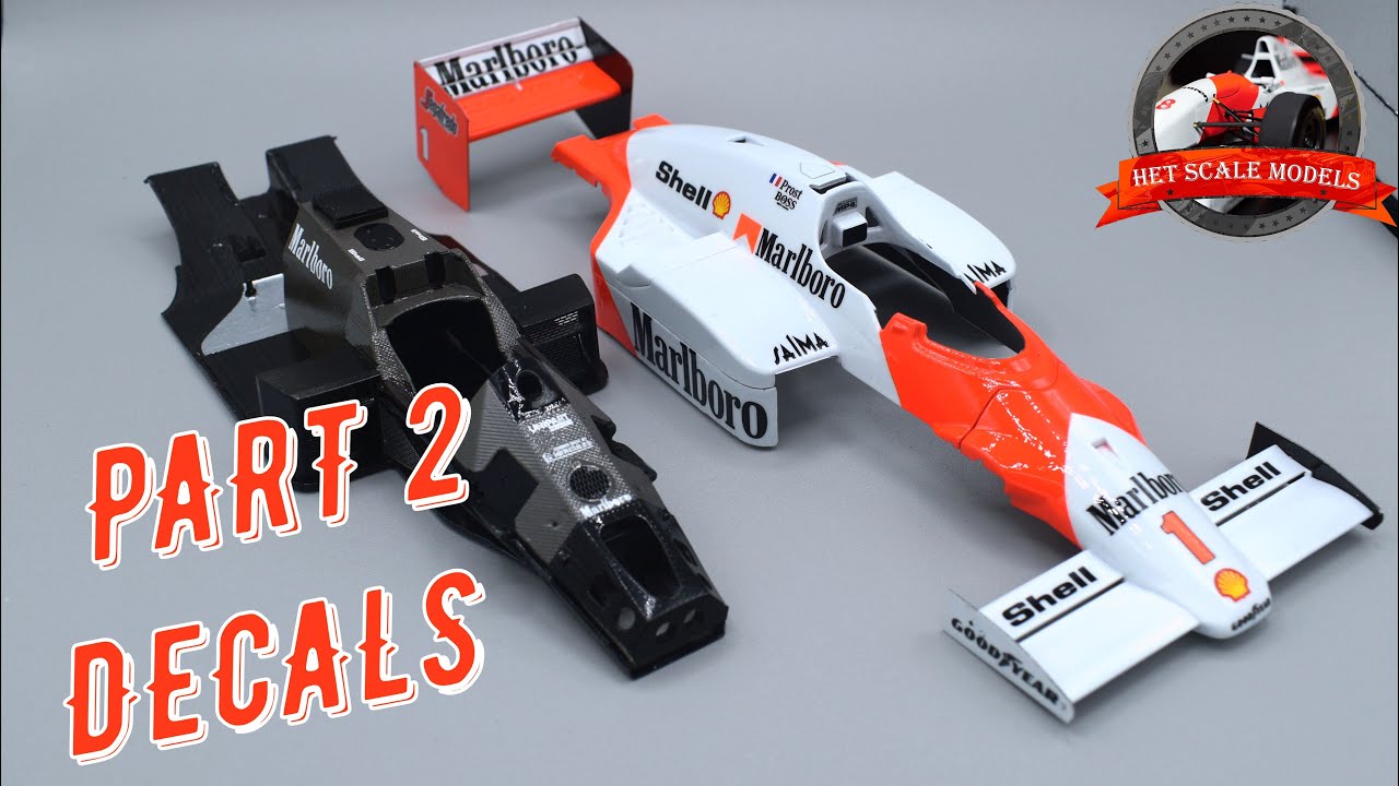 Mclaren MP4/2C Formula 1 Model Kit 1/20 Nunu Platz Part 2 Alain