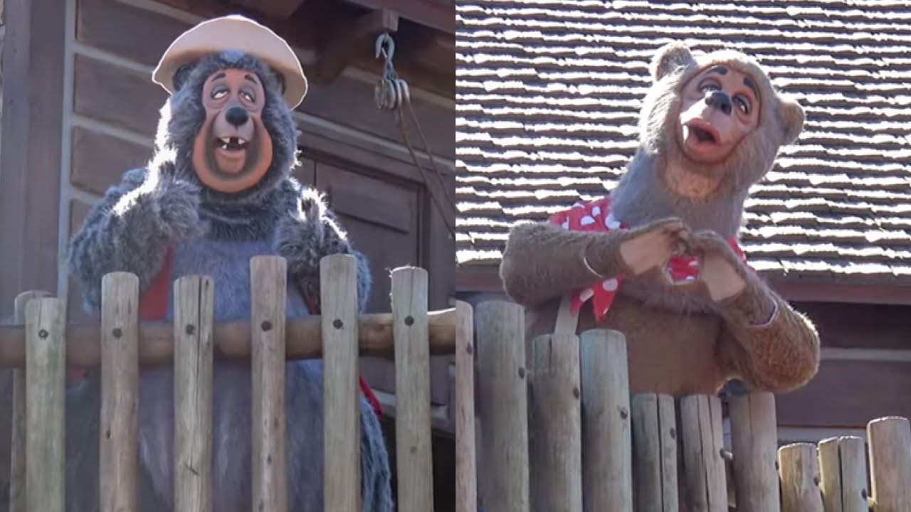 Character Greeting at Country Bear Jamboree - YouTube