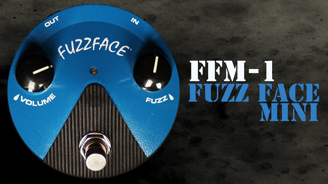 Jim Dunlop Fuzz Face Mini FFM1 Pedal Demo - YouTube