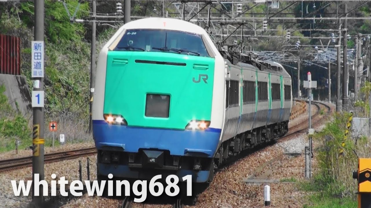 EAST JR 485 Series] JR東日本 485系 特急「北越」 春の北陸本線を走る