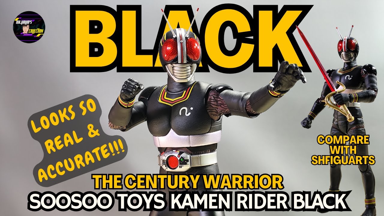 FIRST LOOK CENTURY WARRIOR! SOOSOOTOYS KAMEN RIDER BLACK 1/6 SCALE