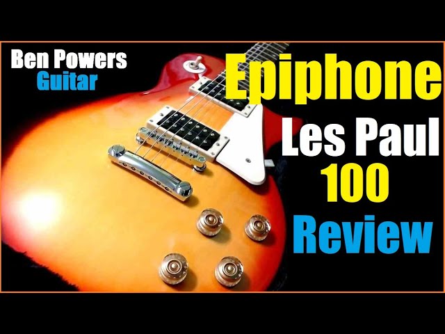 Epiphone Les Paul 100 - Review & Demo - LP100 - YouTube