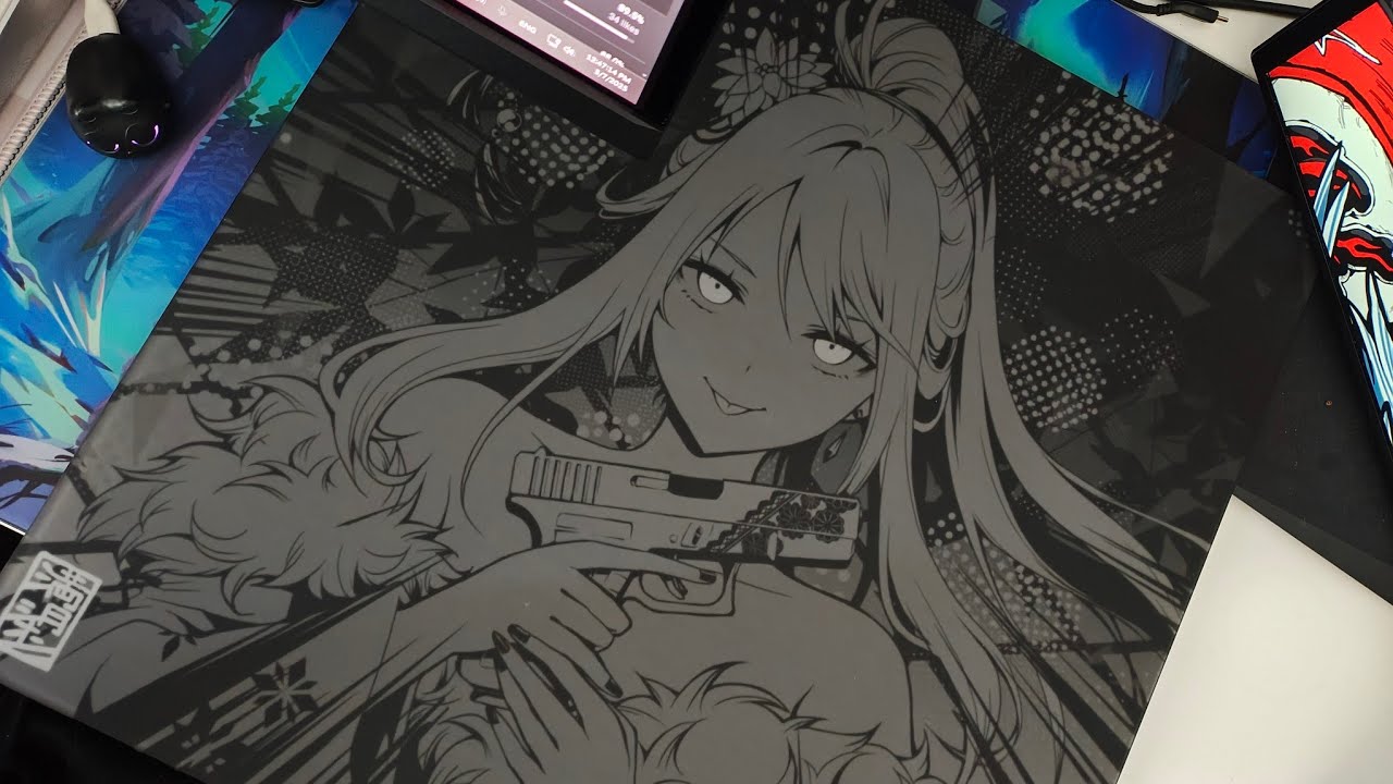 A REAL control glasspad | Wraith Cosmic Glass V2 (Evil Edition