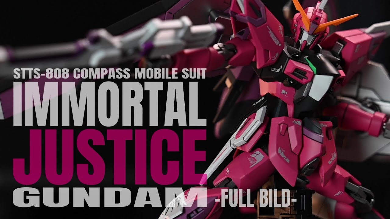ガンプラ全塗装】HG1/144 IMMORTAL JUSTICE GUNDAM『HG イモータル