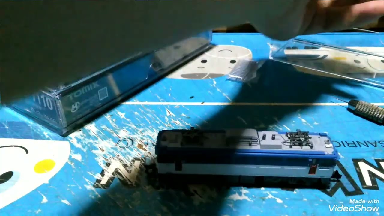 Nゲージ TOMIX7110 ED79-50紹介+加工！ - YouTube