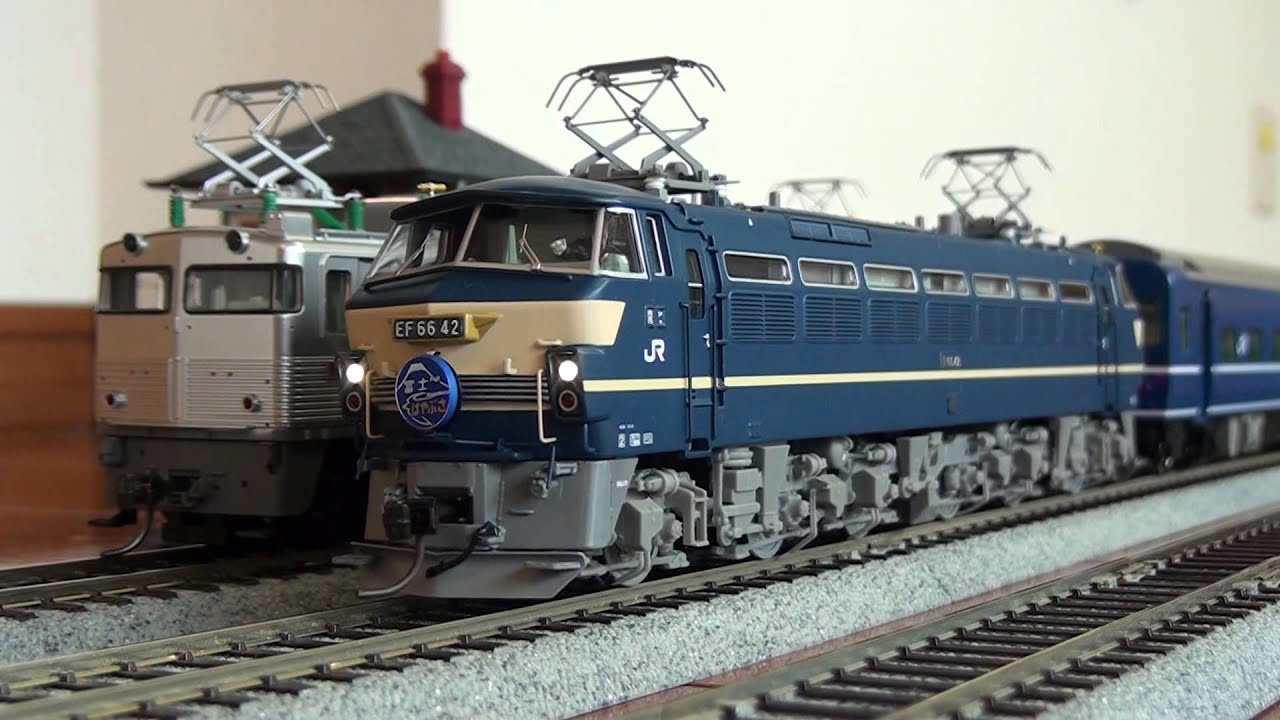 HOゲージ］▷▷天賞堂・カンタムEF66 JR西日本タイプPS22Bパンタ - YouTube