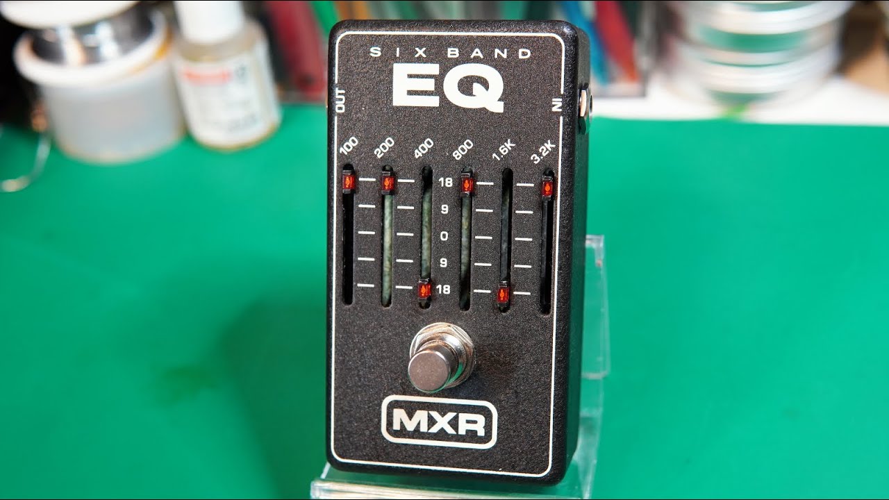 GUITAR EFFECTS PEDAL]Repair MXR M109 6 Band Graphic EQ.There is no