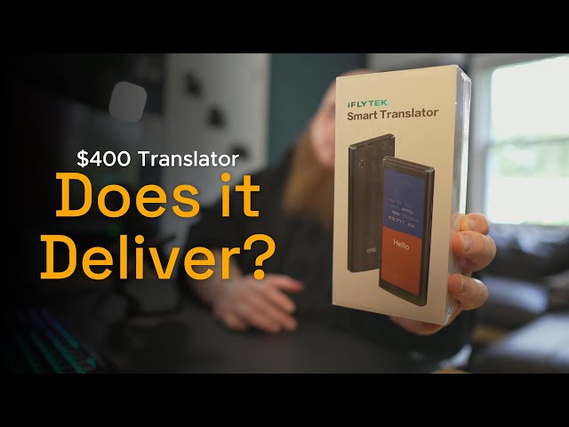 Real-Time Language Translation – iFLYTEK $400 Device Review - YouTube