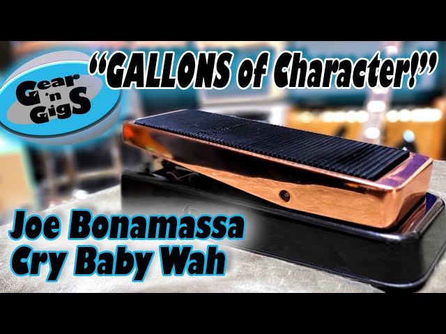 Dunlop Cry Baby Joe Bonamassa Signature Wah Pedal Review - YouTube