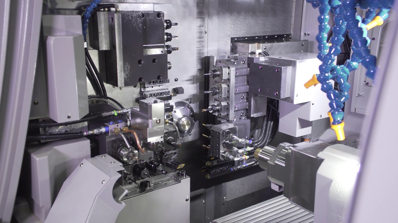 Tsugami BW329Z 32 mm 9-Axis Swiss Type CNC Automatic Lathe