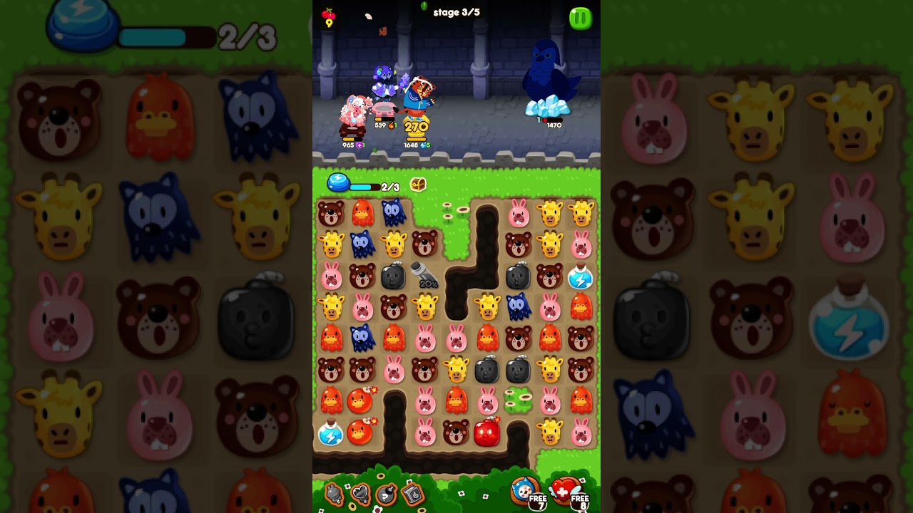 LINEポコポコ 冒険ステージ 77-7 クリア！！ - YouTube