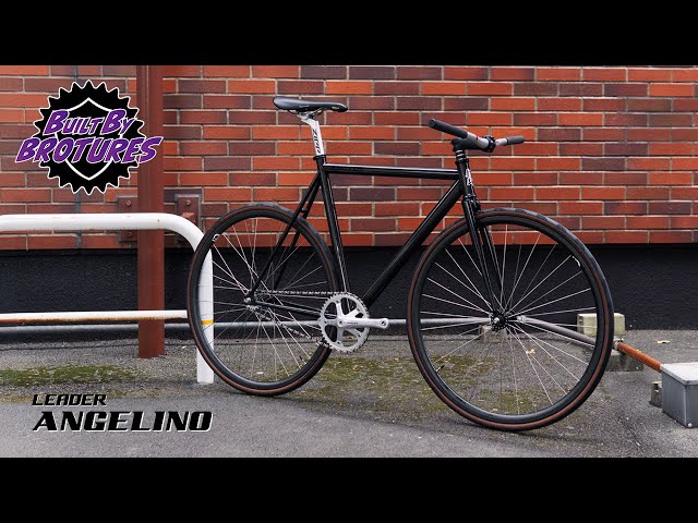 Fixed Gear Build LEADER ANGELINO Trans Black - YouTube