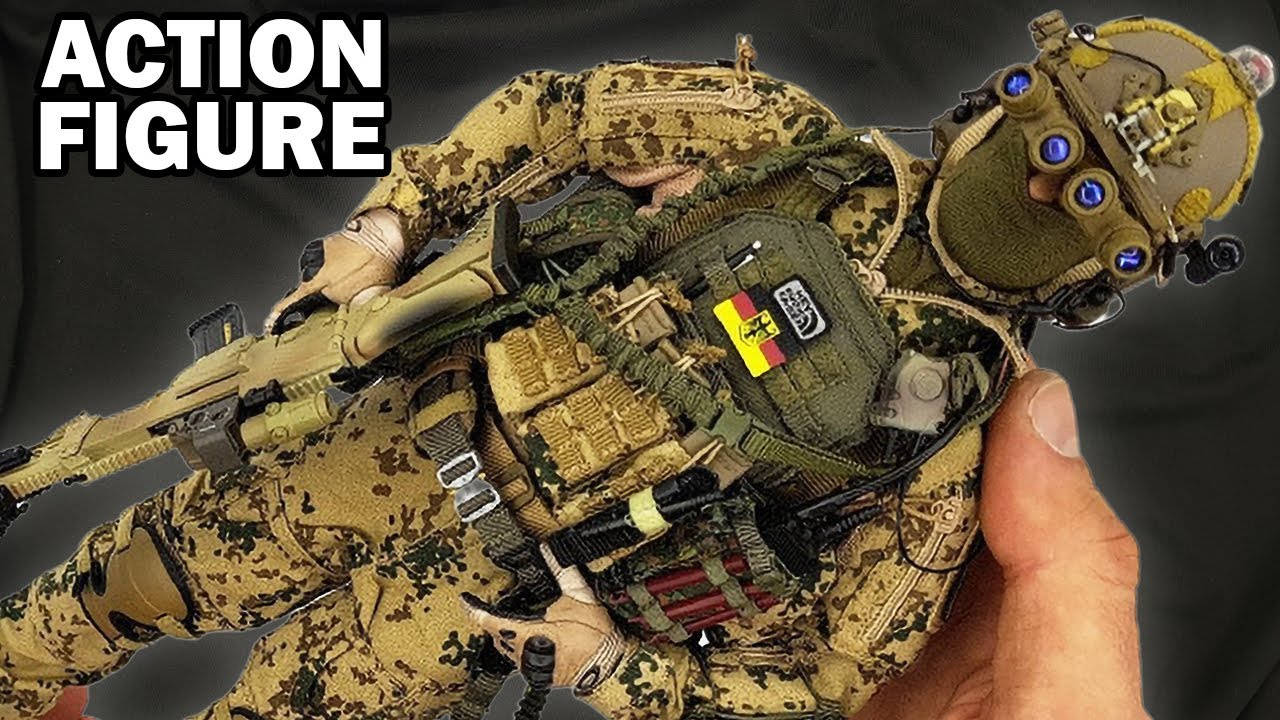 German KSK operator - 1/6 scale action figure DAM Toys assembly