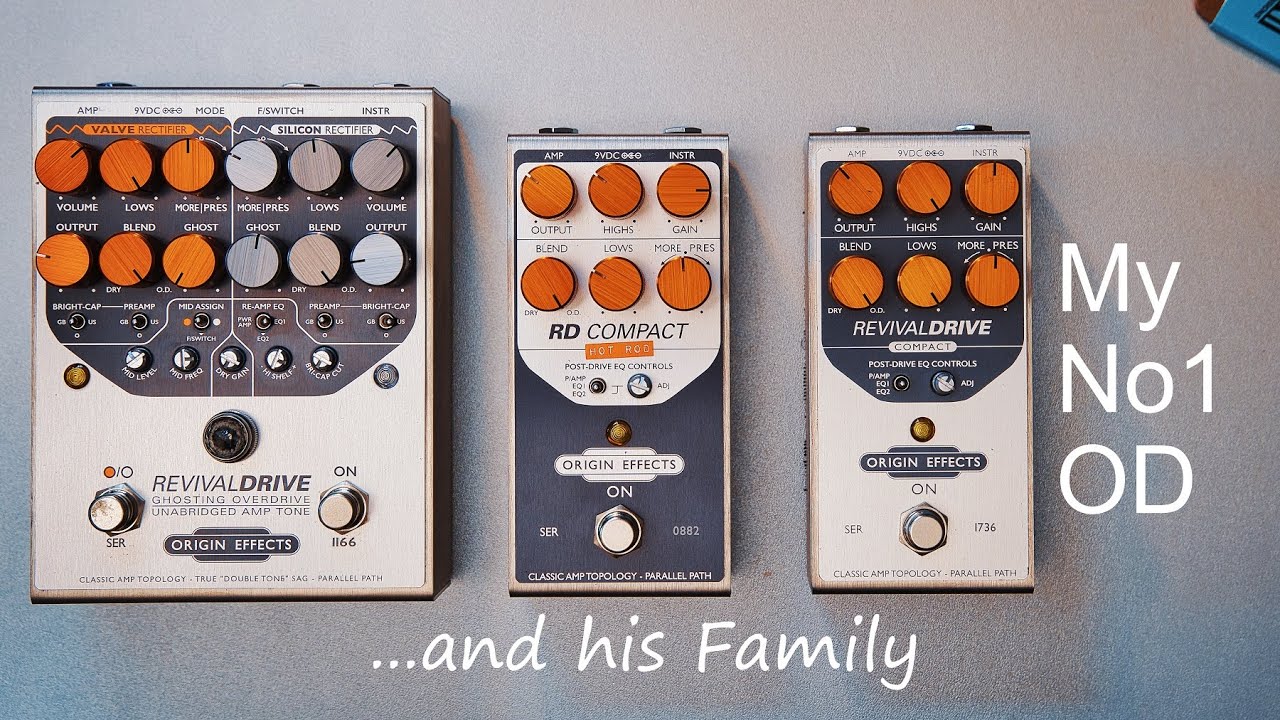 ORIGIN EFFECTS RevivalDRIVE and Footswitch Bundle | M.I.D. Miyaji