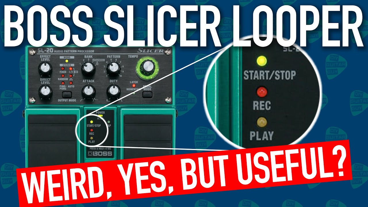 Deep dive into the weird looper of the Boss SL-20 Slicer - YouTube