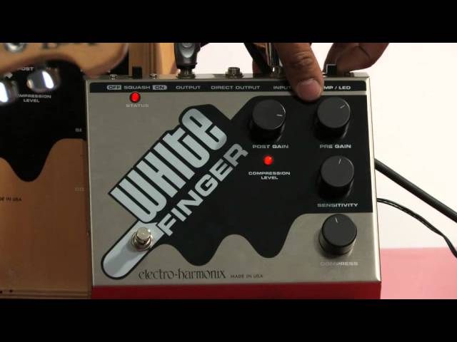 test electro harmonix white finger - YouTube