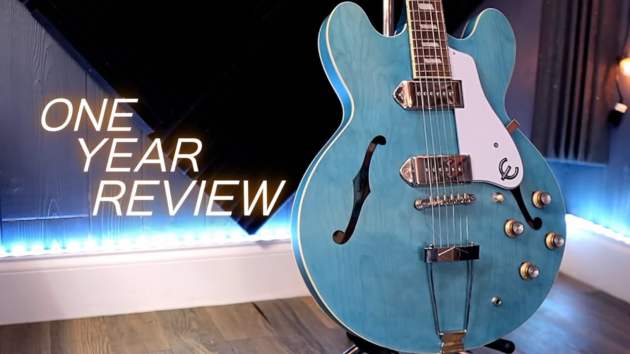 Epiphone Casino Worn: One Year Review! - YouTube