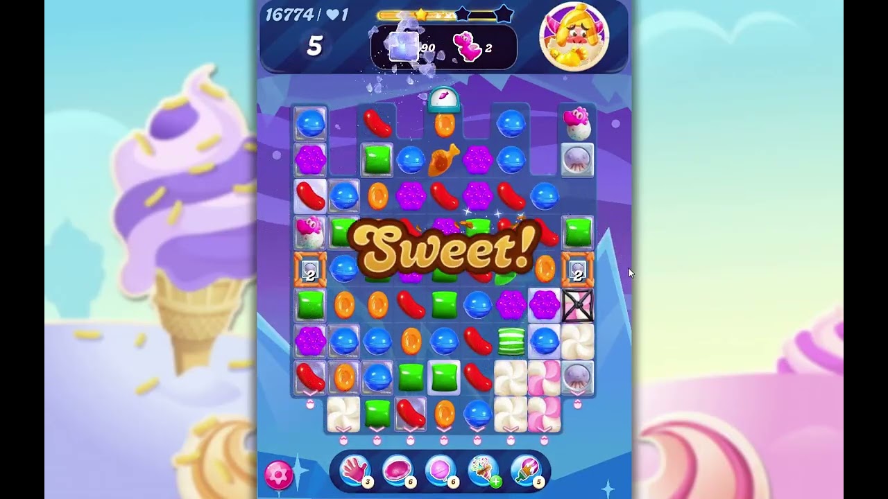 Candy Crush Saga Level 16774 - YouTube