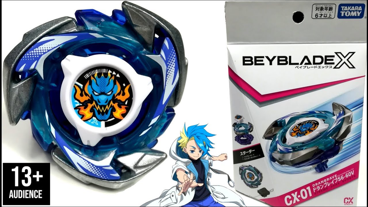 Beyblade X] CX-01 Brave BlueDragon S6-60V Unboxing /Review