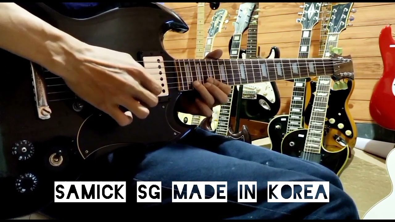 Demo Guitar Samick SG Made In Korea - YouTube