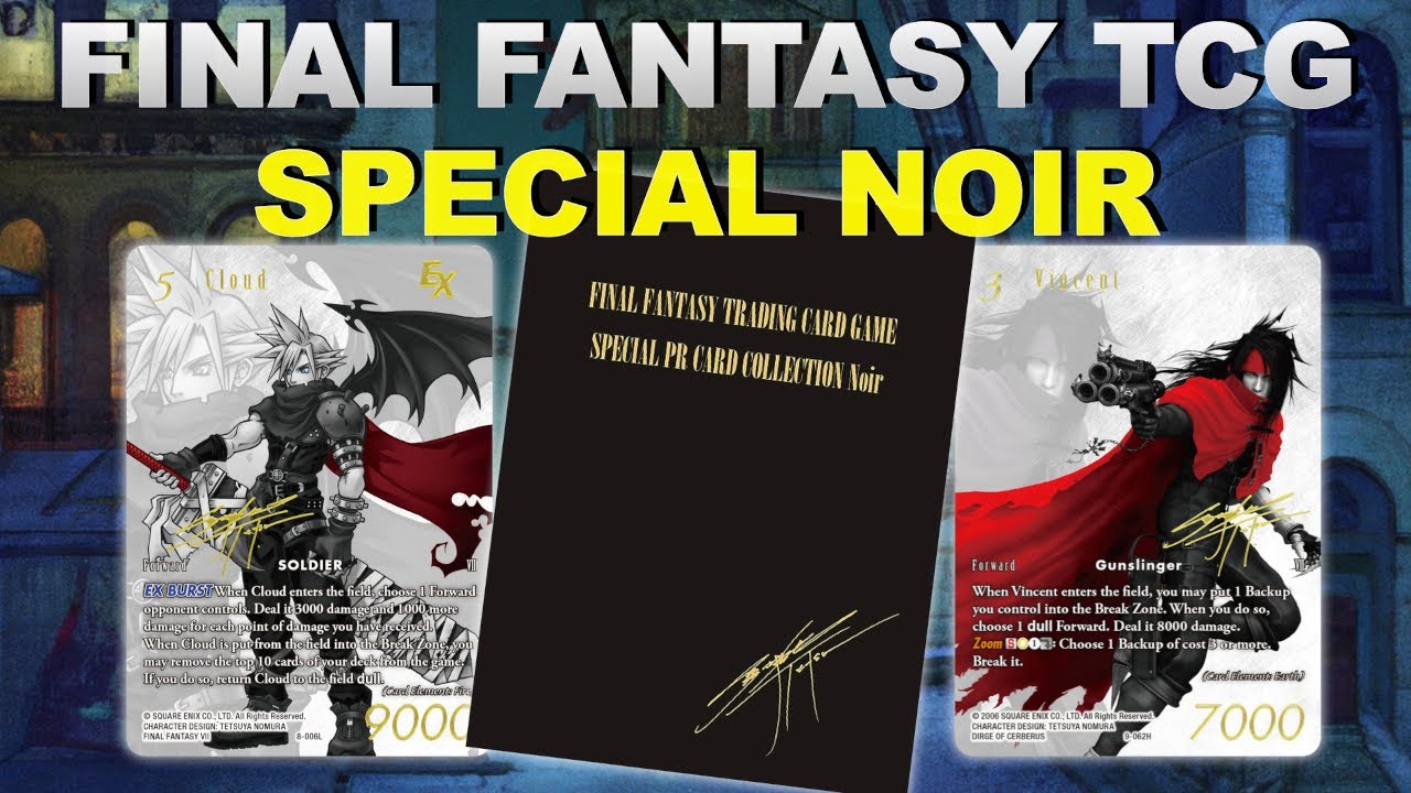 I'm Opening the FFTCG NOIR Promo Collection!!!🤩 - YouTube
