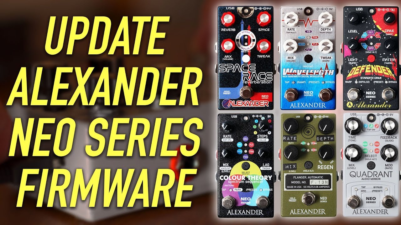 How to update Alexander Neo series Pedal - YouTube