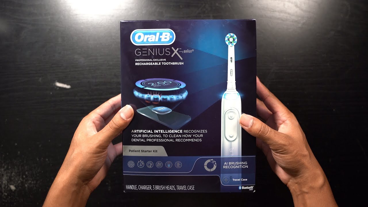 Oral B Genius X Electric Toothbrush Unboxing - YouTube