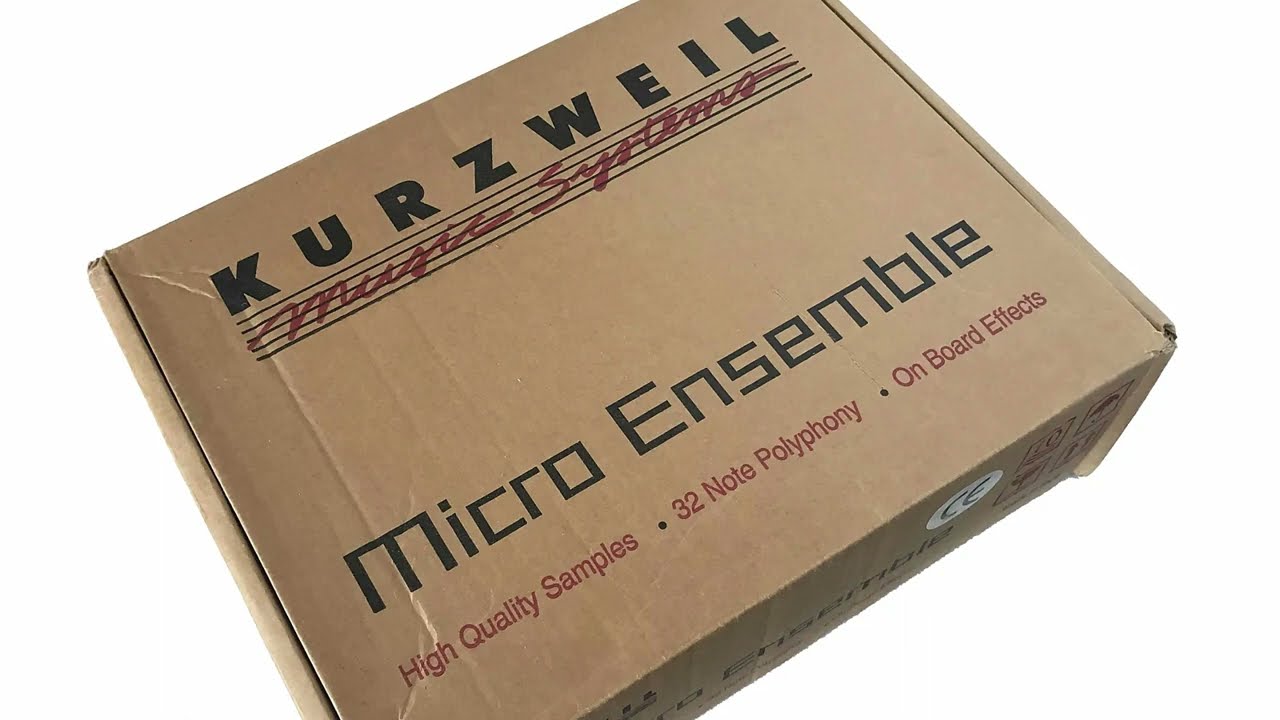 KURZWEIL Micro Ensemble ME-1 (2002) Sound Module Part 1 - YouTube