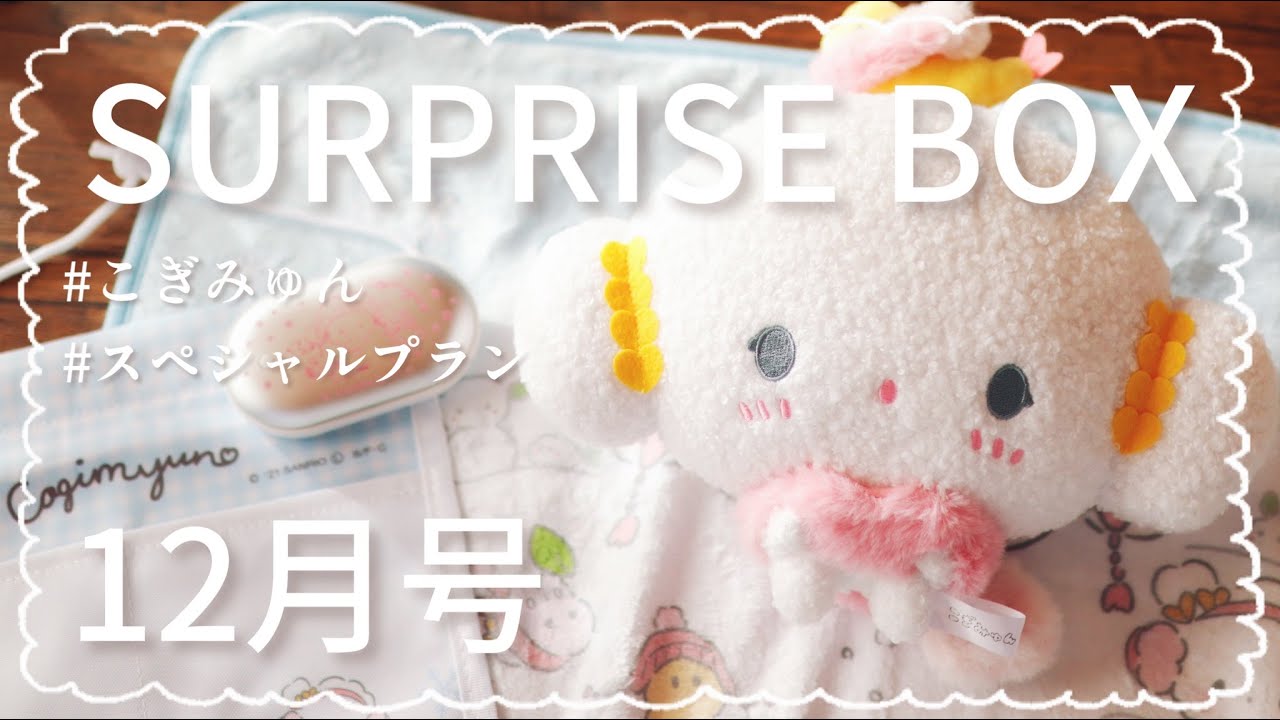サンリオ購入品】こぎみゅんのサプライズBOX12月号！開封動画