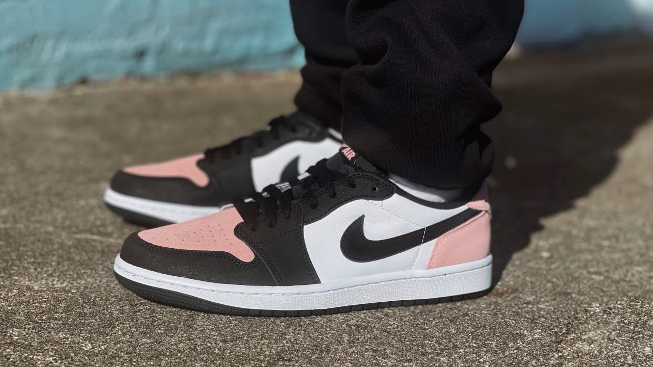 MUST COP?! Air Jordan 1 Low BLEACHED CORAL On Foot Review - YouTube