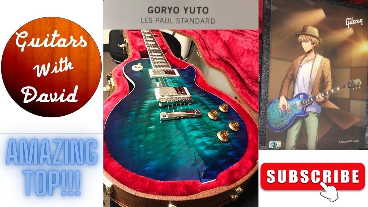 CRAZY FIGURED TOP!!! Gibson LP Goryo Yuto Standard - YouTube