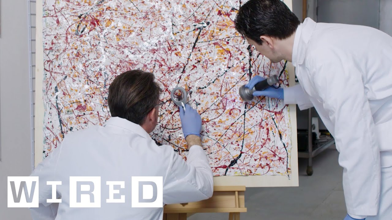 偽物の絵画を見抜く方法 | WIRED.jp - YouTube