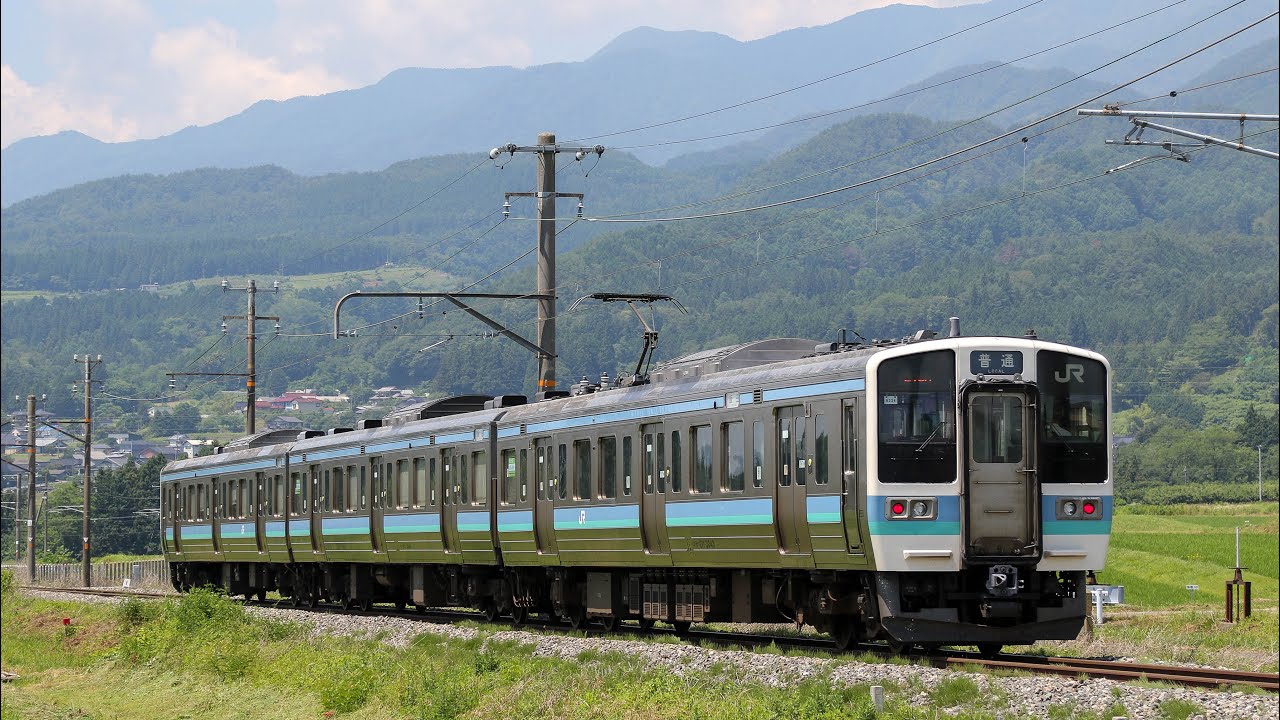 長野県縦貫列車！】JR飯田線(CD) 210M 普通 飯田行き 211系3000番台 長